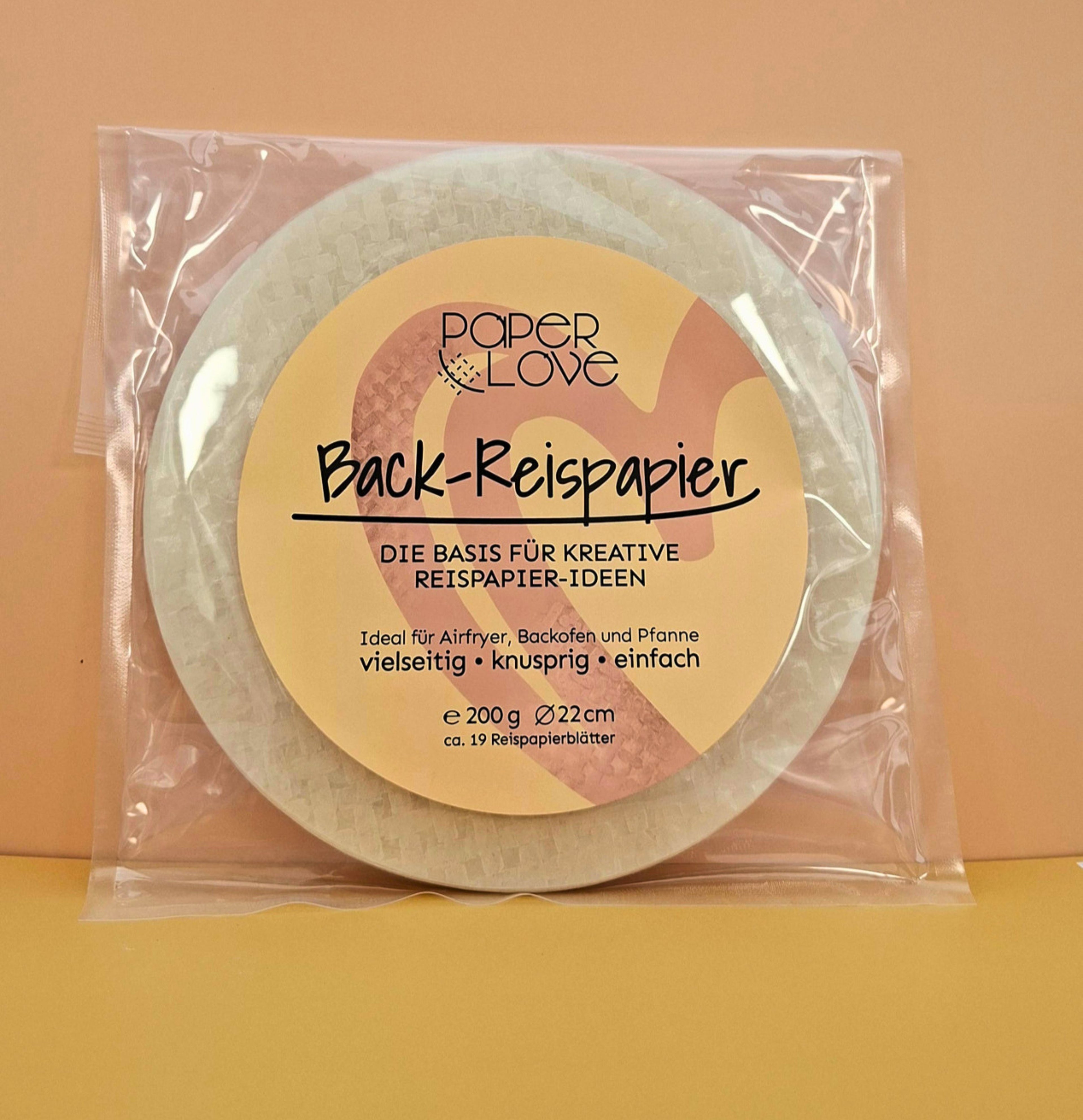 Round Baking Rice Paper (Ø 22 cm)