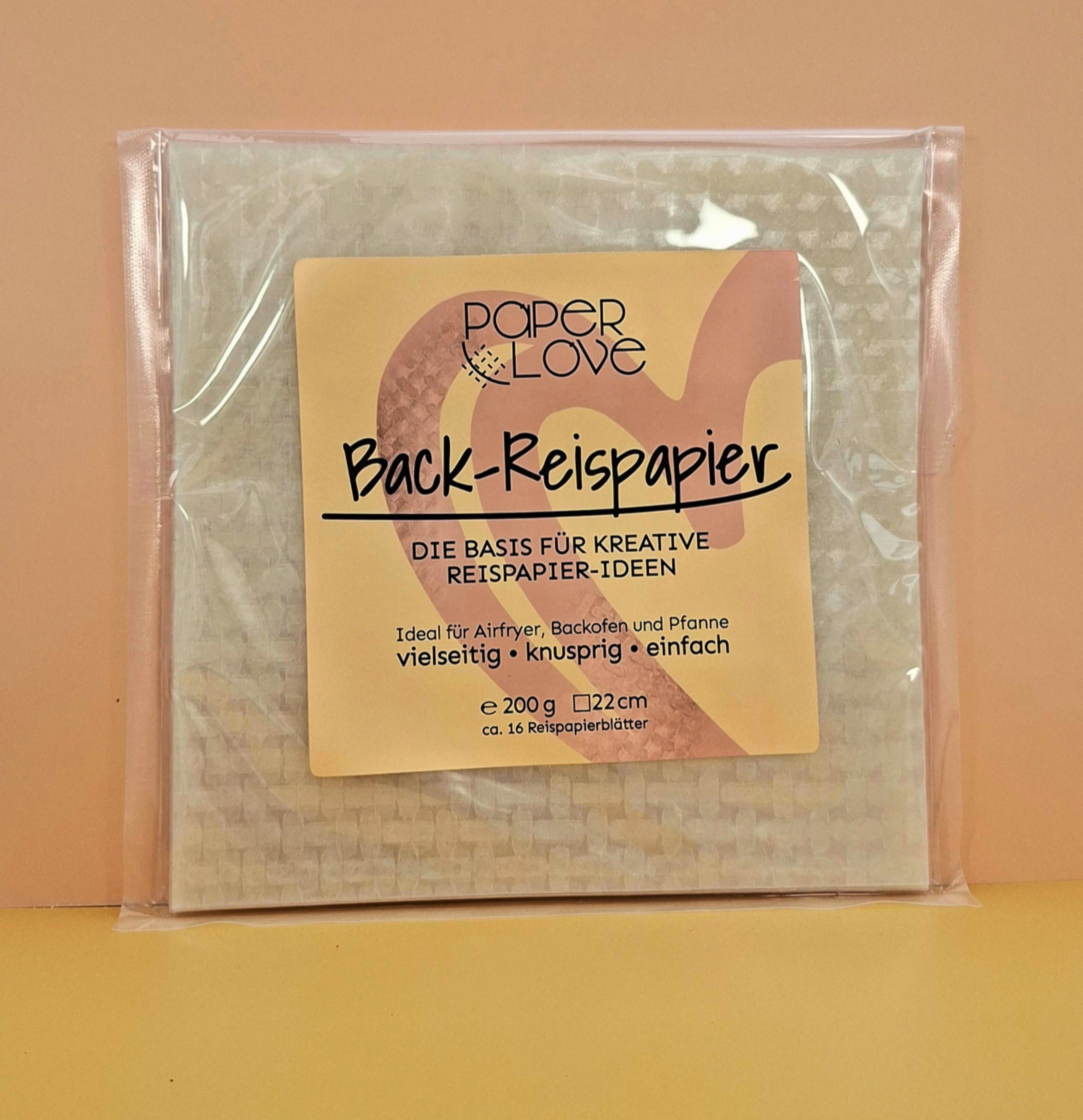 Square Edible Rice Paper (22 × 22 cm)